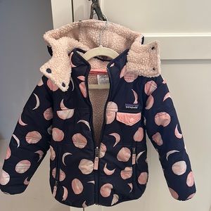 Girls' Reversible Tribbles Hooded Jacket Moon Print Size 5T